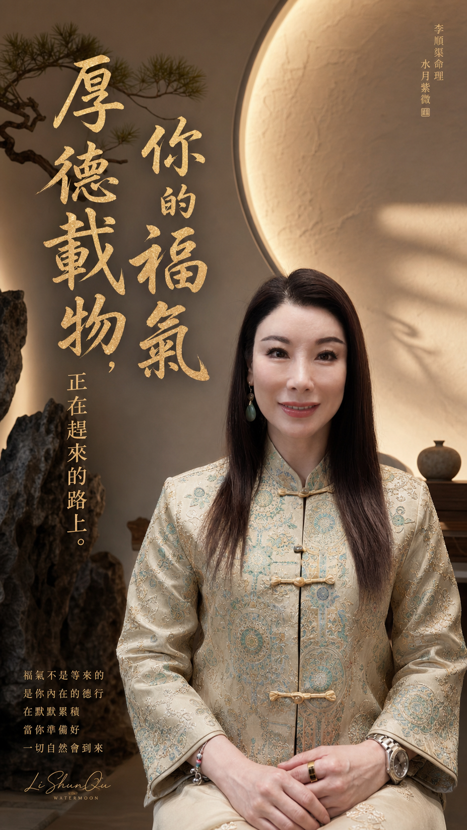 水月工作室命理師李順渠老師 — Li Shunqu